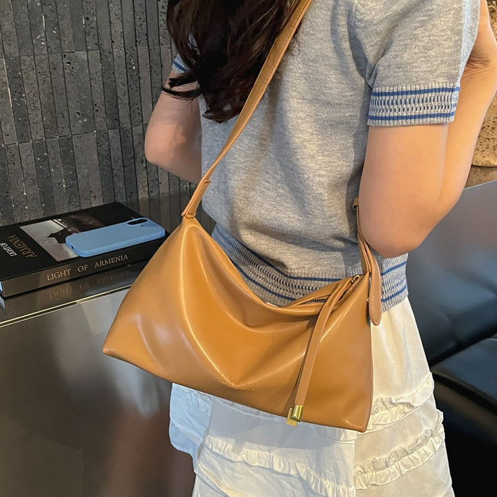 WoModern Minimalist Leather Handbag Bowlift