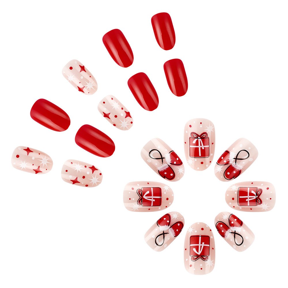 Creative Holiday-Themed Nail Art Set Bowlift