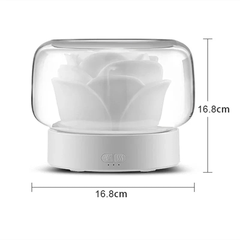 BowLift | Aromatherapy Air Humidifier – Elegant Ultrasonic Diffuser with LED & Essential Oil Function