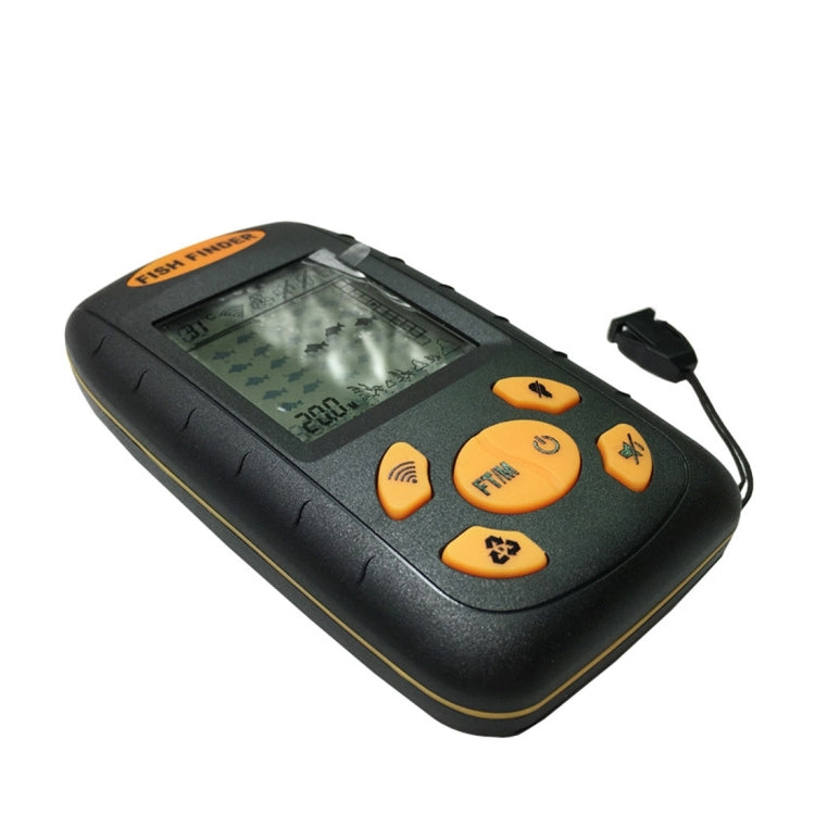 BowLift | Portable Ultrasonic Fish Finder, Water Depth & Temperature Fish Finder with Wired Sonar Sensor and LCD Display