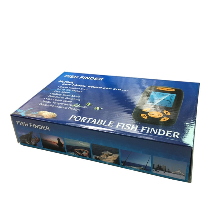 BowLift | Portable Ultrasonic Fish Finder, Water Depth & Temperature Fish Finder with Wired Sonar Sensor and LCD Display