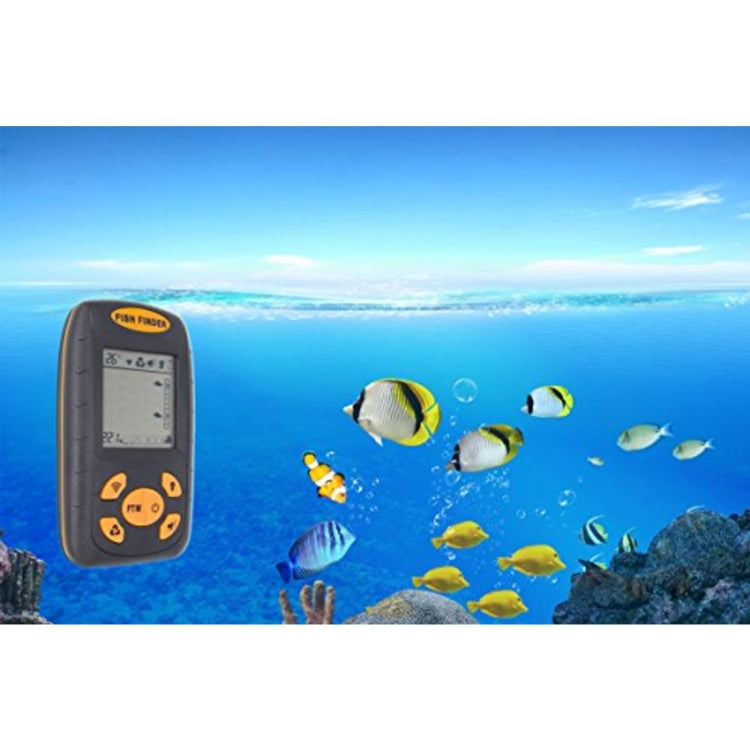 BowLift | Portable Ultrasonic Fish Finder, Water Depth & Temperature Fish Finder with Wired Sonar Sensor and LCD Display