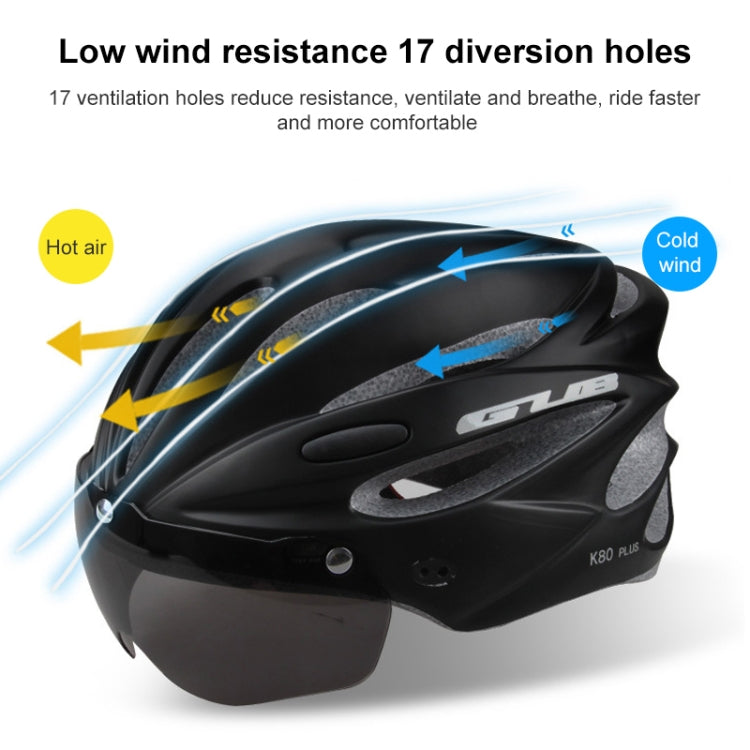 BowLift | GUB K80 Plus Bicycle Helmet With Visor And Goggles (Fluorescent Green)