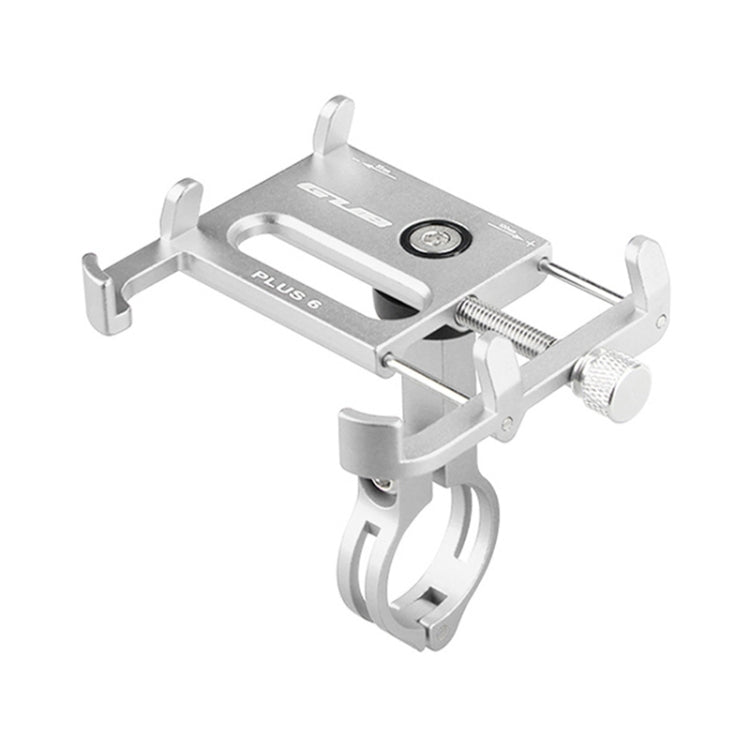 BowLift | GUB Plus 6 Aluminum Alloy MTB Bicycle Phone Holder (Silver)