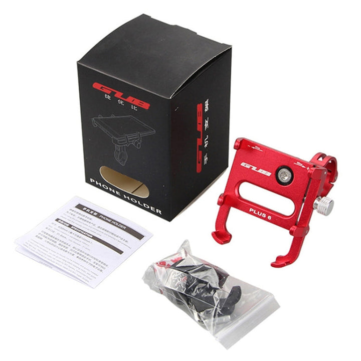 BowLift | GUB Plus 6 Aluminum Alloy MTB Bicycle Phone Holder (Titanium Color)