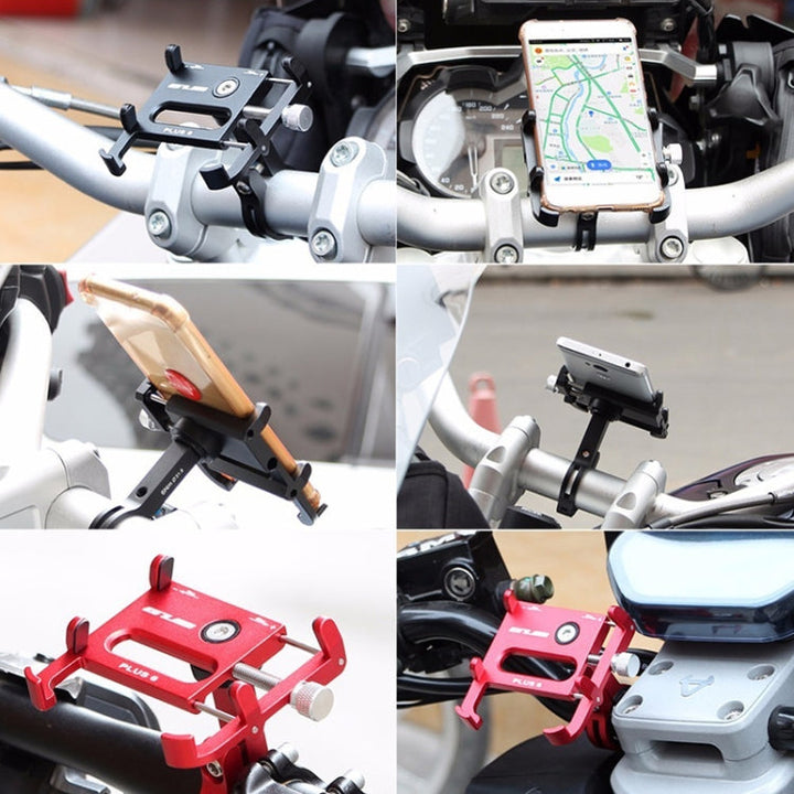 BowLift | GUB Plus 6 Aluminum Alloy MTB Bike Phone Holder (Black)