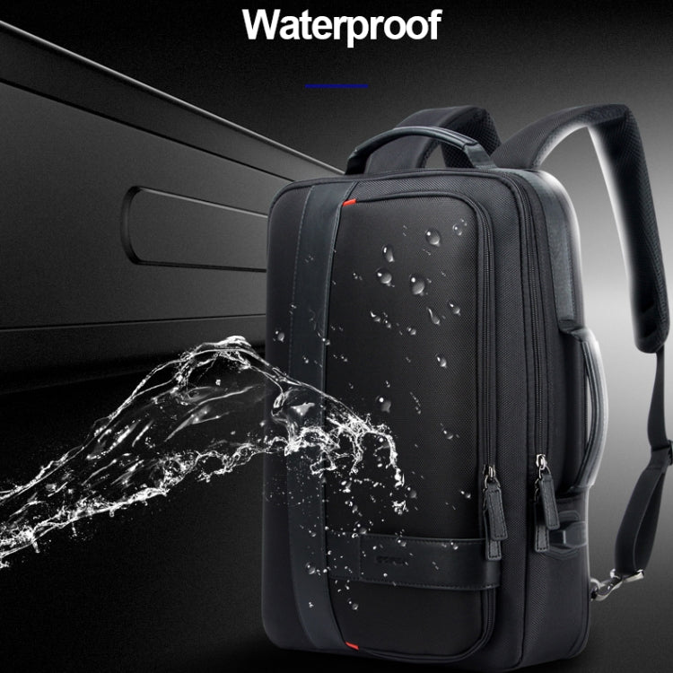 BowLift | Bopai 751-006561 Large Capacity Business Casual Breathable Laptop Backpack with External USB Port, Size: 29 x 16 x 44 cm (Black)