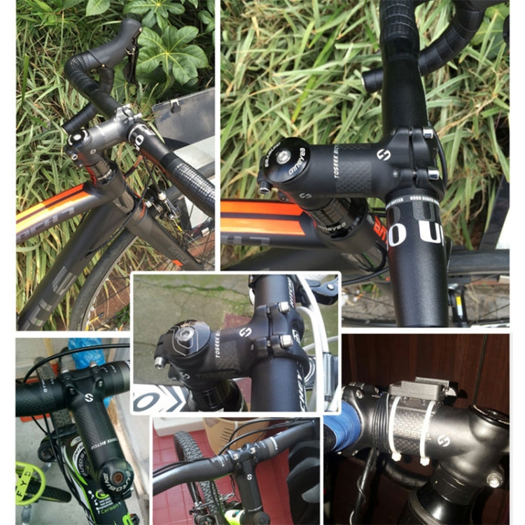 BowLift | TOSEEK Street Mountain Bike Ultra-light Handlebar Stem Raiser Faucet, Size: 17 Degrees, 70mm (Matte)