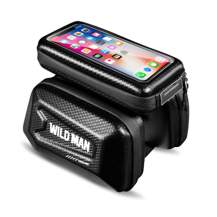 BowLift | WILD MAN E6S Waterproof Front Bag Touchscreen MTB Bag Large Capacity Bicycle Tube Bag Riding Accessories