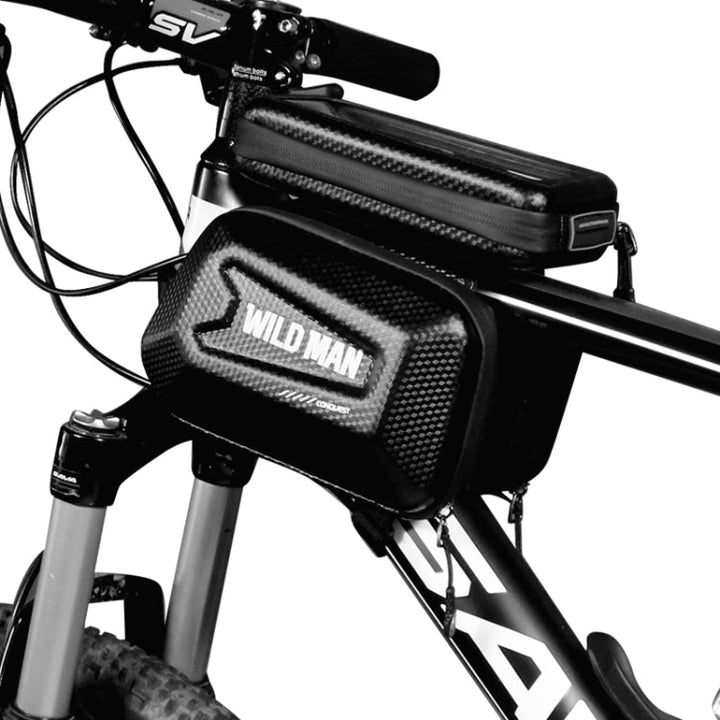 BowLift | WILD MAN E6S Waterproof Front Bag Touchscreen MTB Bag Large Capacity Bicycle Tube Bag Riding Accessories