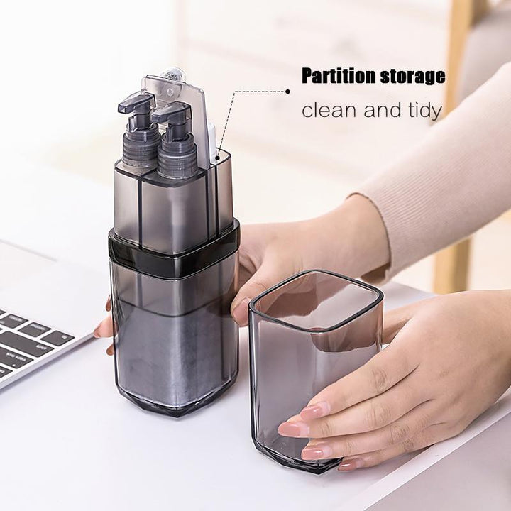 BowLift | IcoolGadget Travel Wash Cup Portable Travel Toiletries Toothpaste Toothbrush Partition Storage box Outdoor Bathroom Accessories Sets