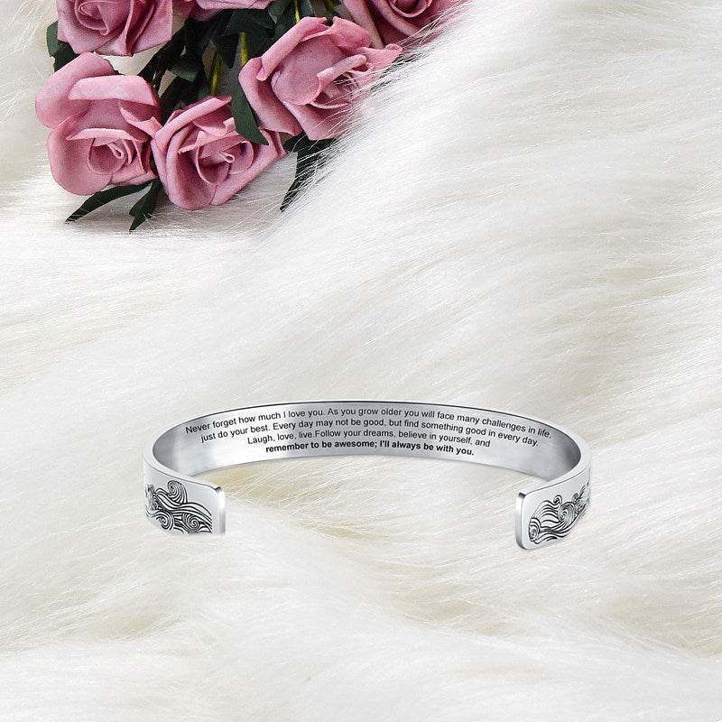 BowLift | For my granddaughter, I will always be with you bracelet