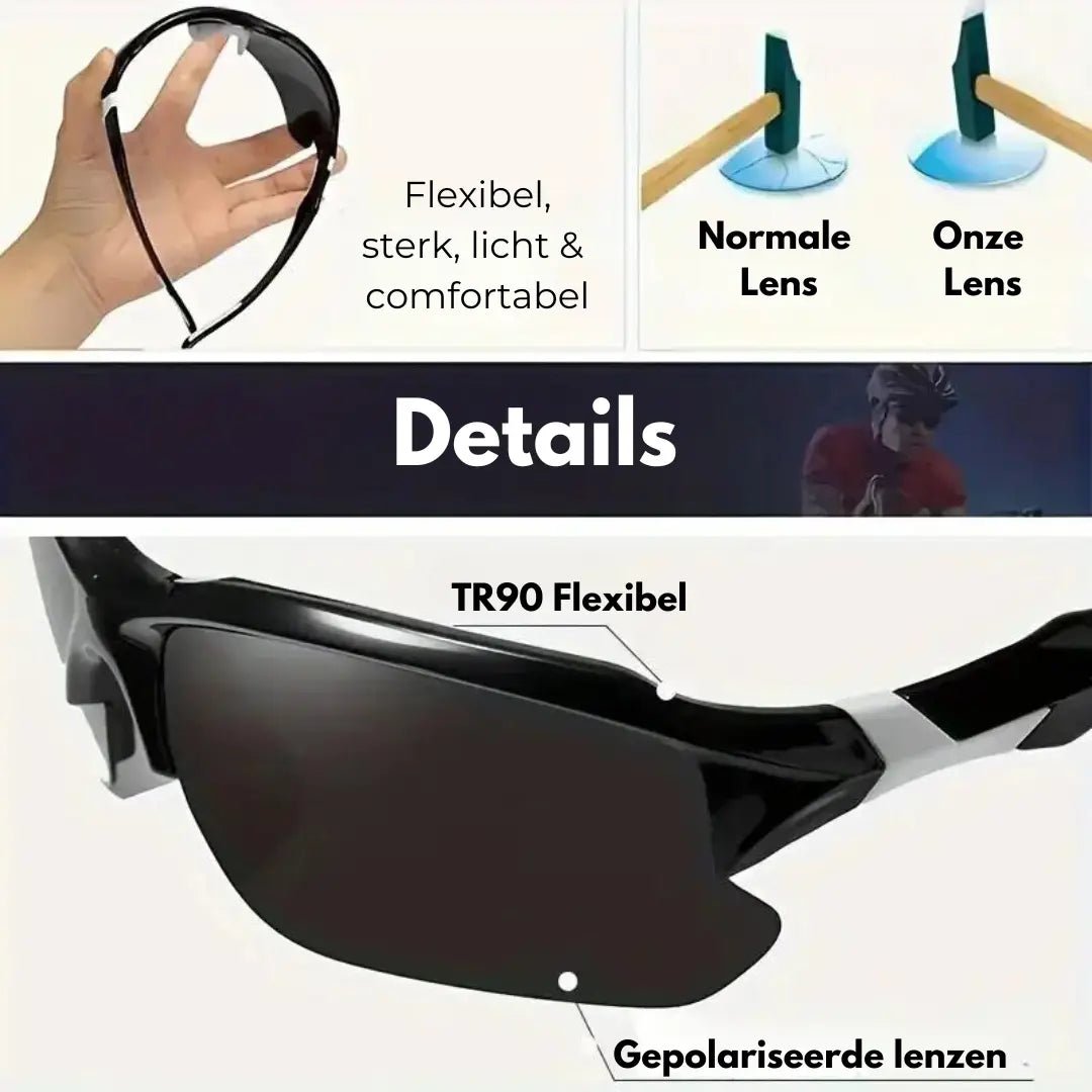 BowLift | Lightweight Polarized Sports Sunglasses with UV Protection