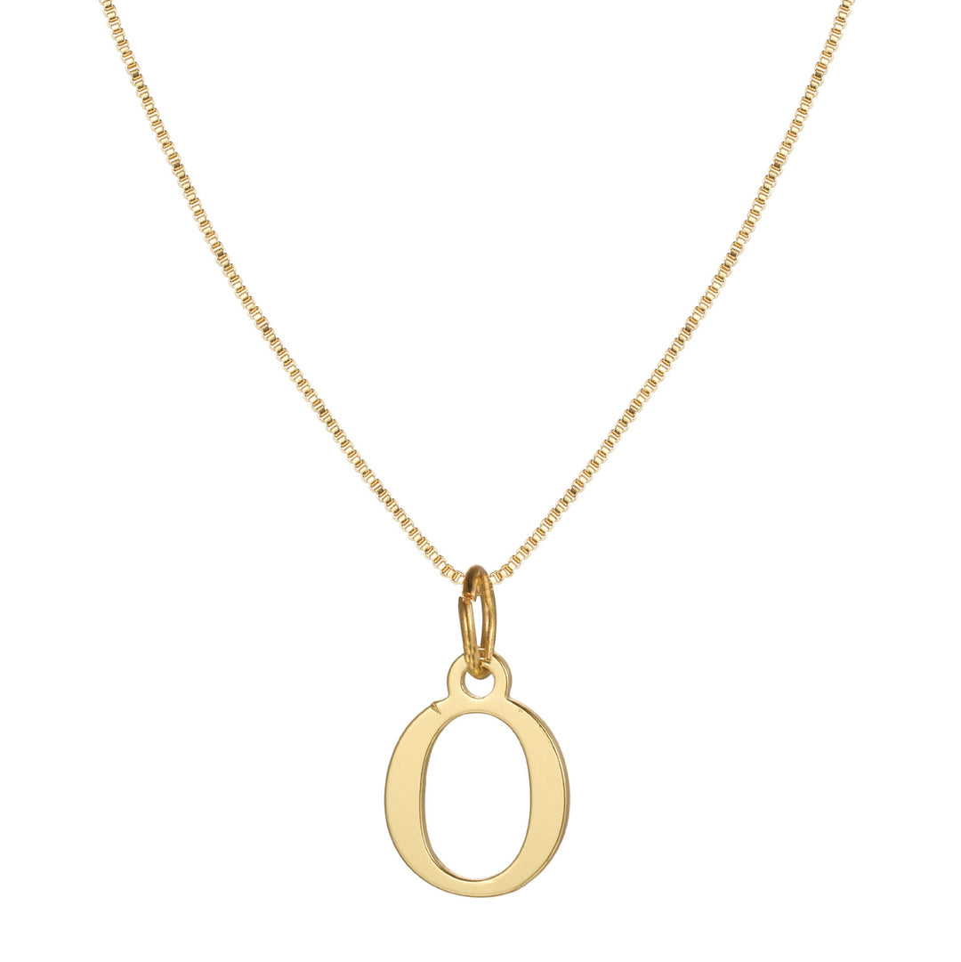 BowLift | 14k Minimal Serif Initial Necklace