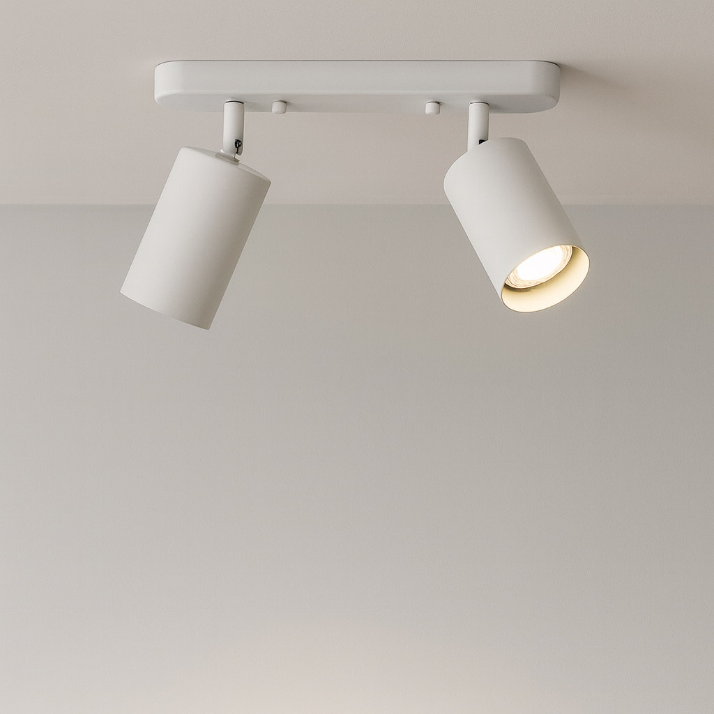 BowLift | Rotating Ceiling Lamp with Two Adjustable Heads – Modern Ceiling Lights for Kitchen and Living Room