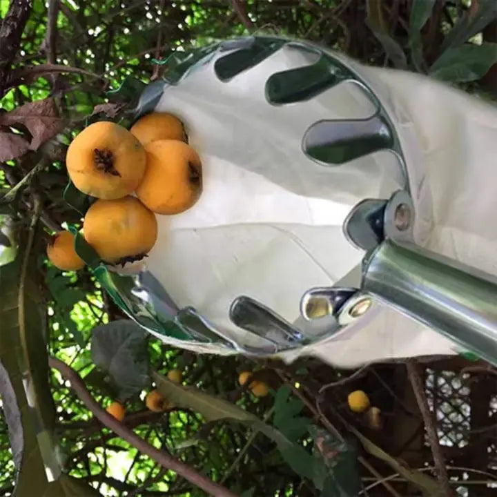BowLift | Fruit picking basket – Lightweight & with interchangeable bag (16 cm head)