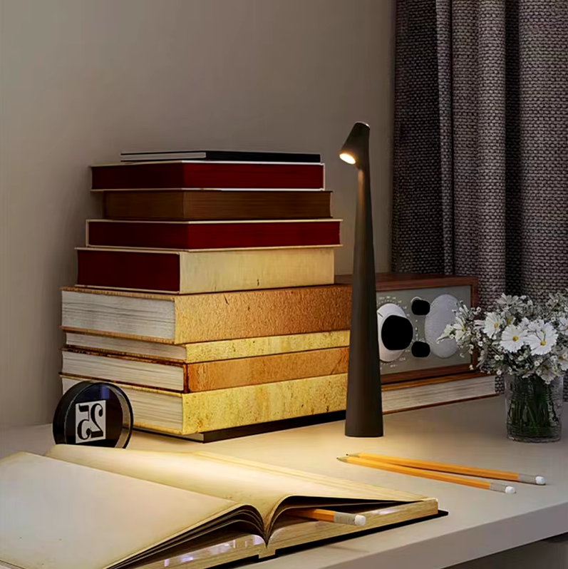 BowLift | LumiLux Portable Touch LED Lamp – Rechargeable, Dimmable and Slim Design