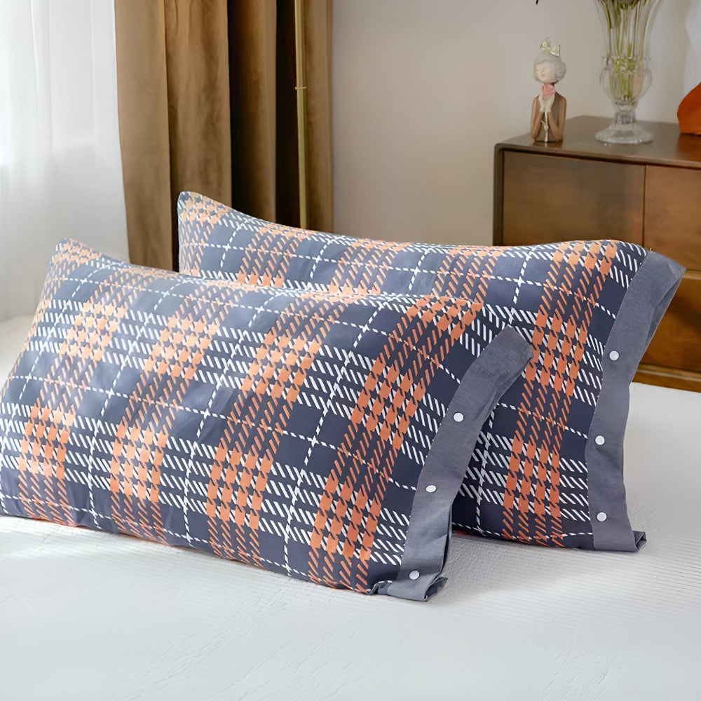 BowLift | Pure Cotton Buttoned Pillowcase