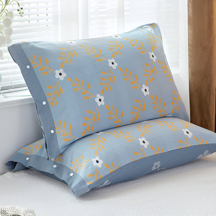 BowLift | Pure Cotton Buttoned Pillowcase