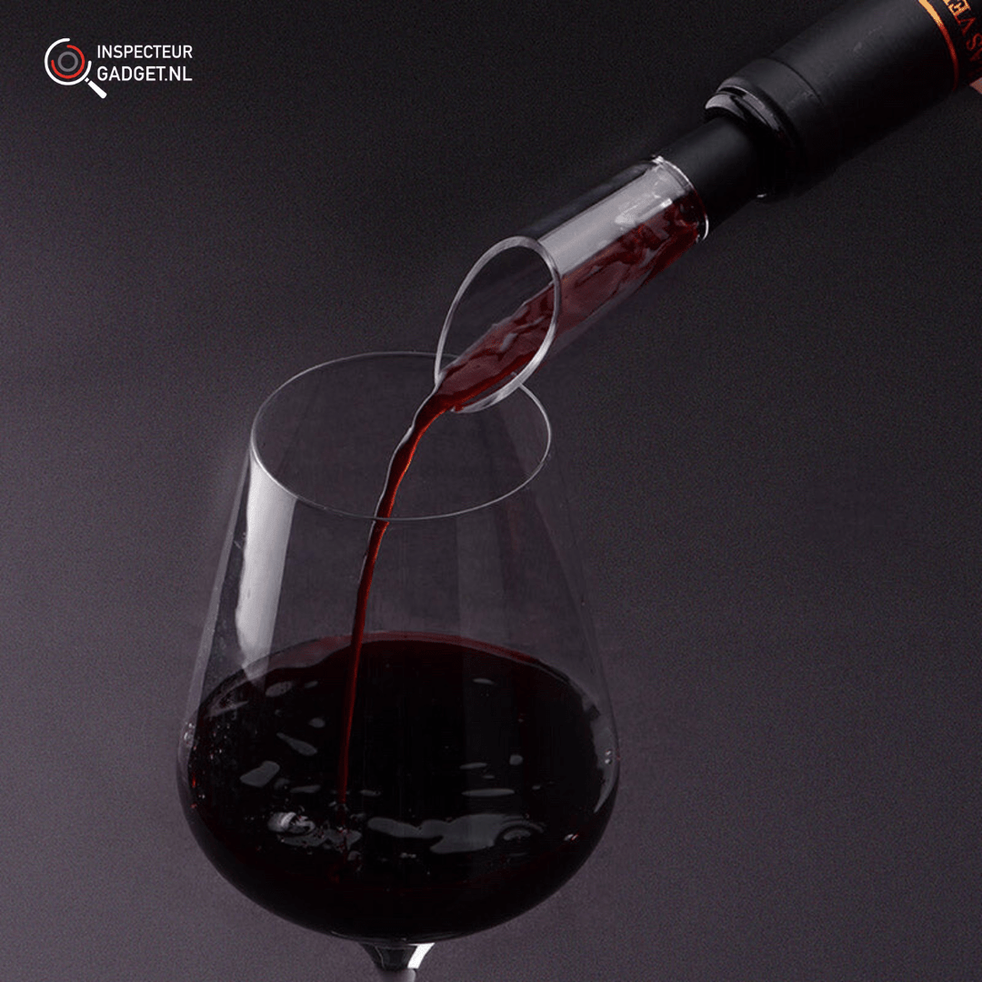 BowLift | 4-in-1 electric wine opener - corkscrew with pourer, foil cutter & vacuum stopper for effortless wine enjoyment