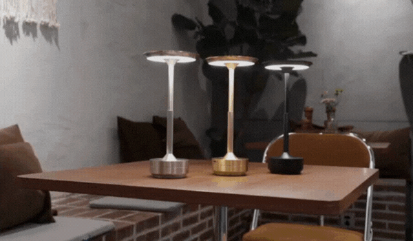 BowLift | Elegant Wireless Table Lamp with Touch Control and Changeable Light Colors