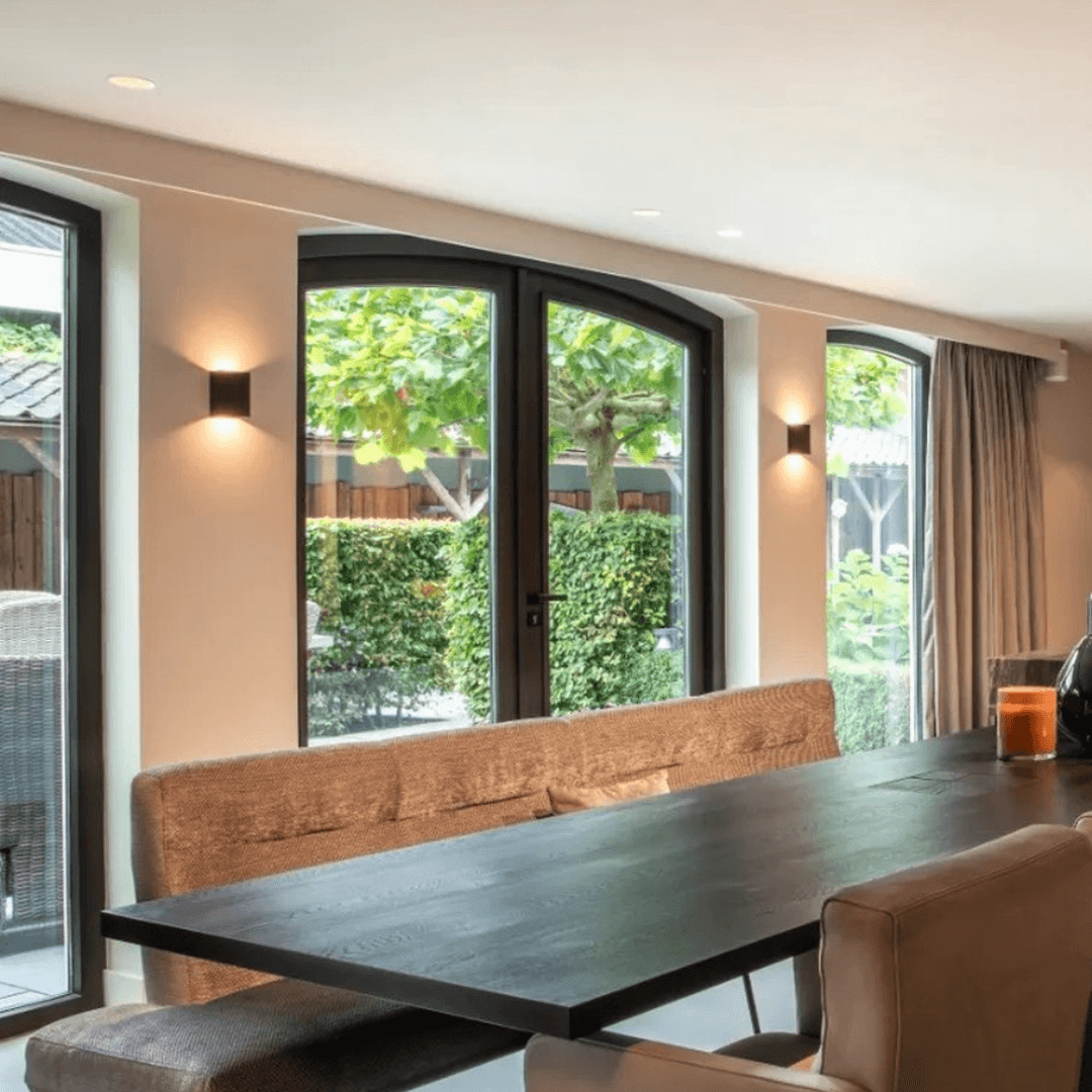BowLift | LuxeLumen Waterproof Wall Lamp | Adjustable beam angle for optimal lighting