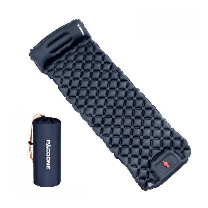 Compact sleeping mat with integrated pillow | Bowlift