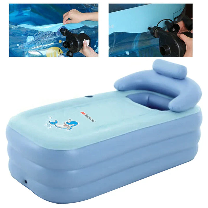 Inflatable Baby Bath with Cushion Support – Comfortable and Safe Pool for Babies | Bowlift