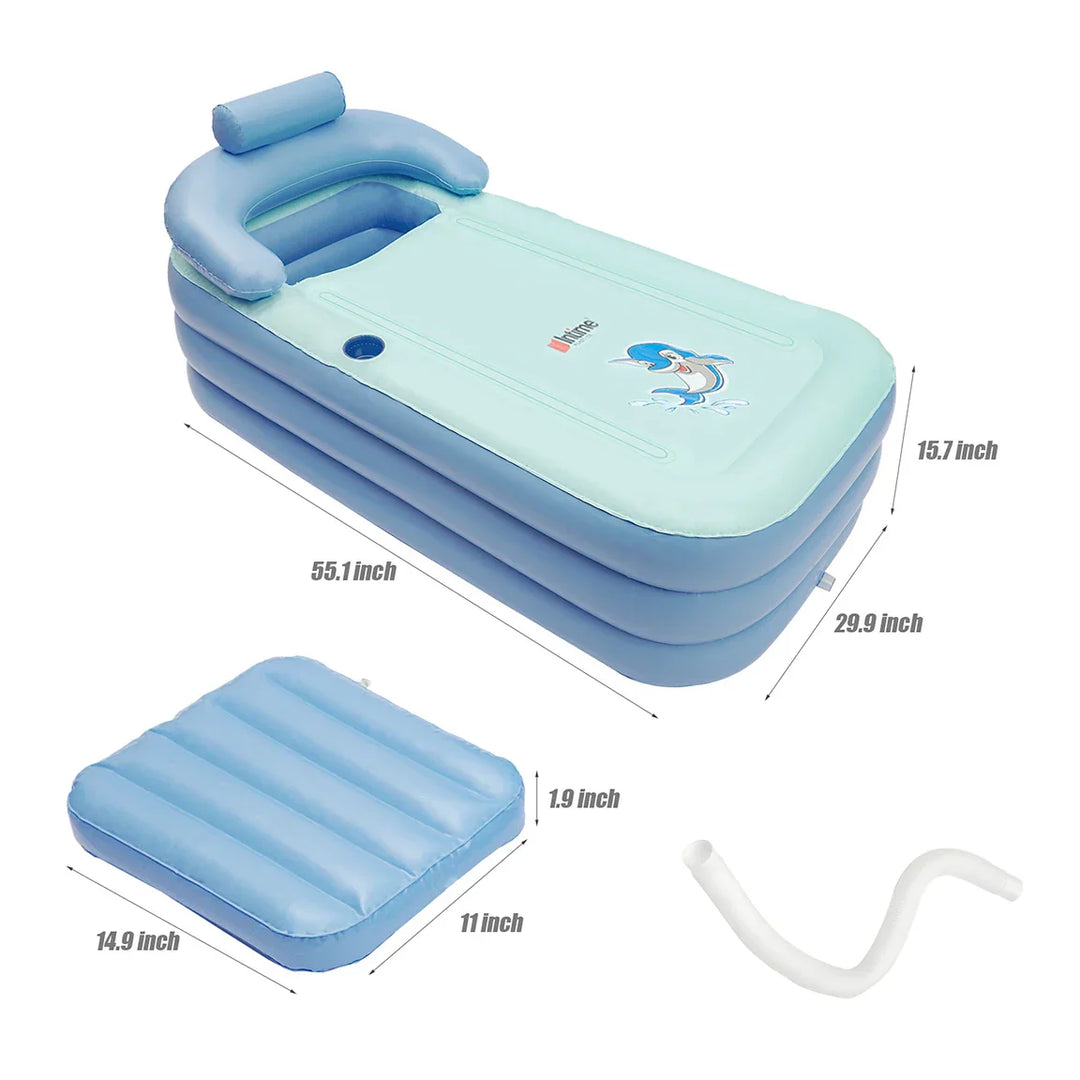Inflatable Baby Bath with Cushion Support – Comfortable and Safe Pool for Babies | Bowlift