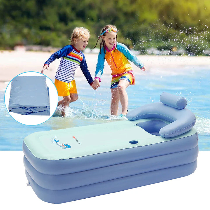 Inflatable Baby Bath with Cushion Support – Comfortable and Safe Pool for Babies | Bowlift