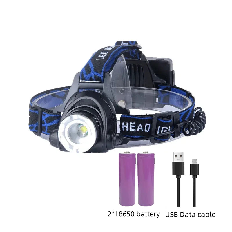Rechargeable LED headlamp durable, waterproof and powerful | Bowlift