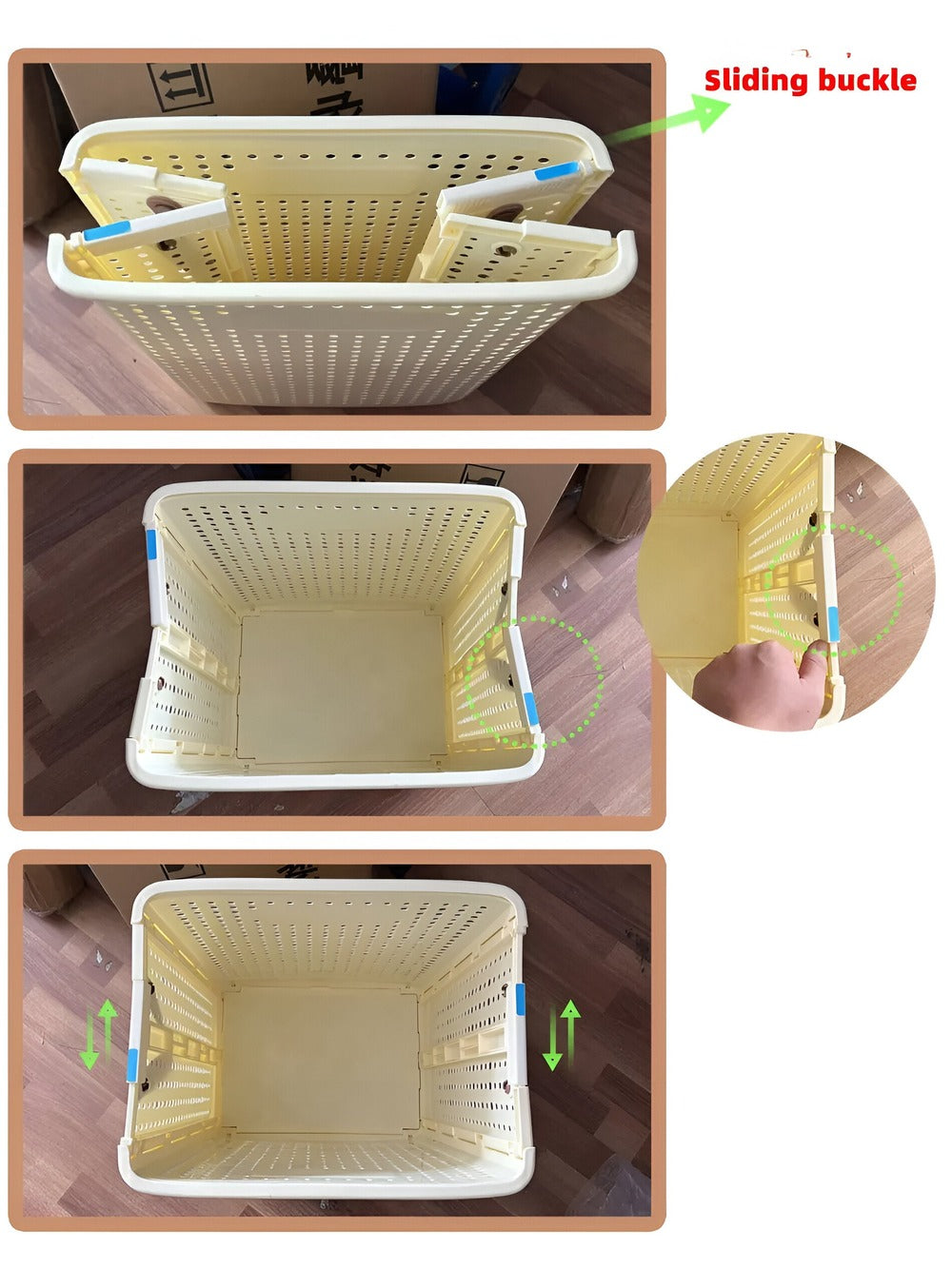 RollEase Foldable Laundry Basket – With Wheels, Compact & Durable for Easy Transport | Bowlift