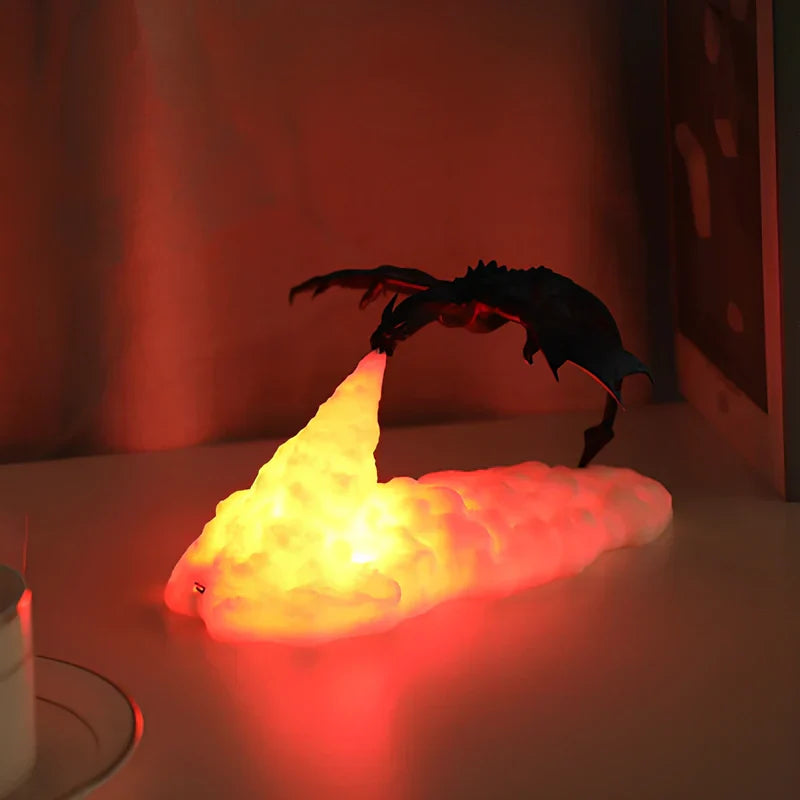 BowLift | LED Fantasy Dragon Flame Table Lamp