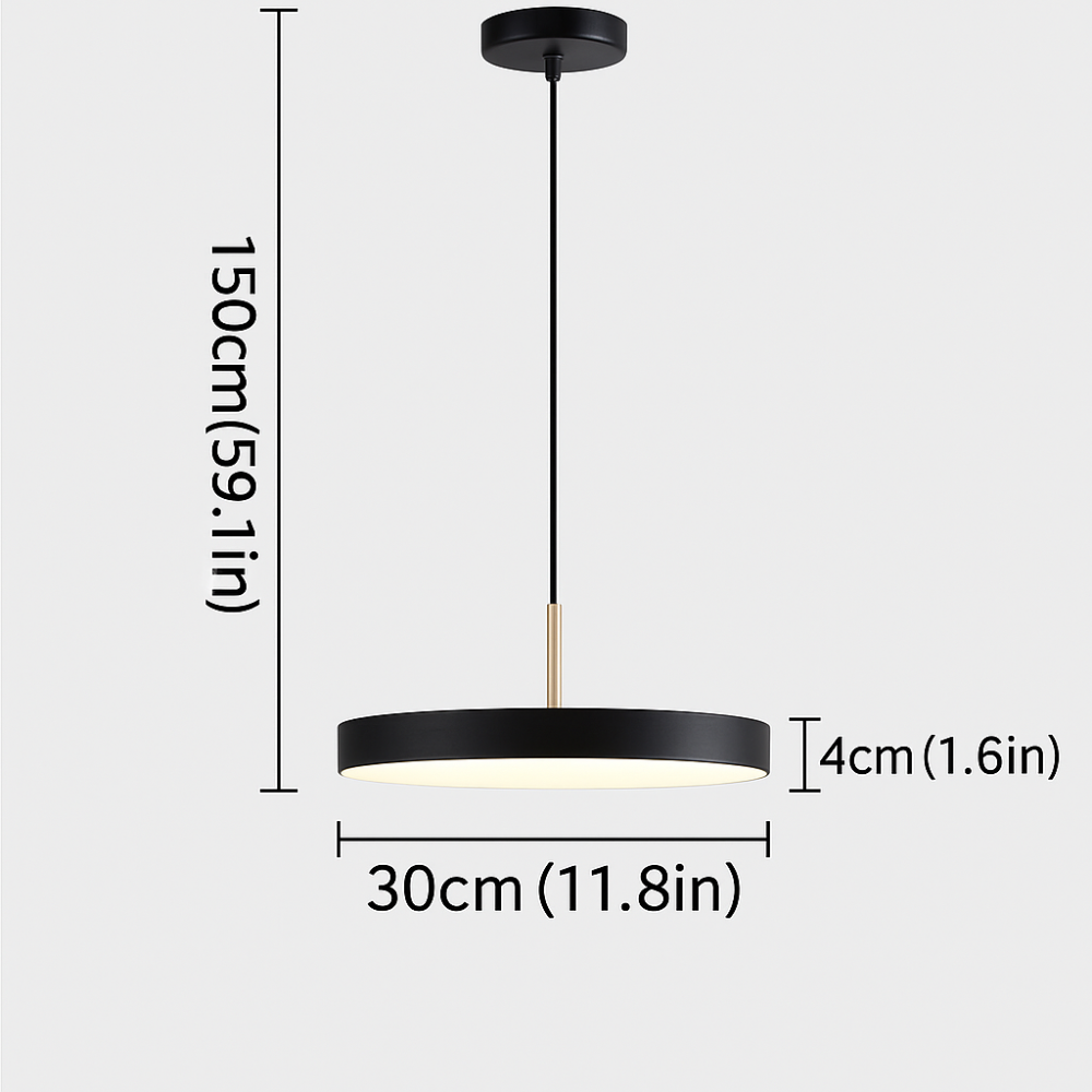 BowLift | Round LED Pendant Lamp Modern Minimalist