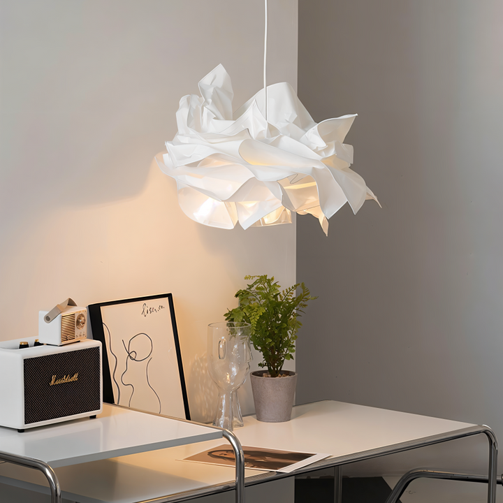 Creative Clouds Pendant Light – DIY Paper Ceiling Lamp with Artistic Charm | Bowlift