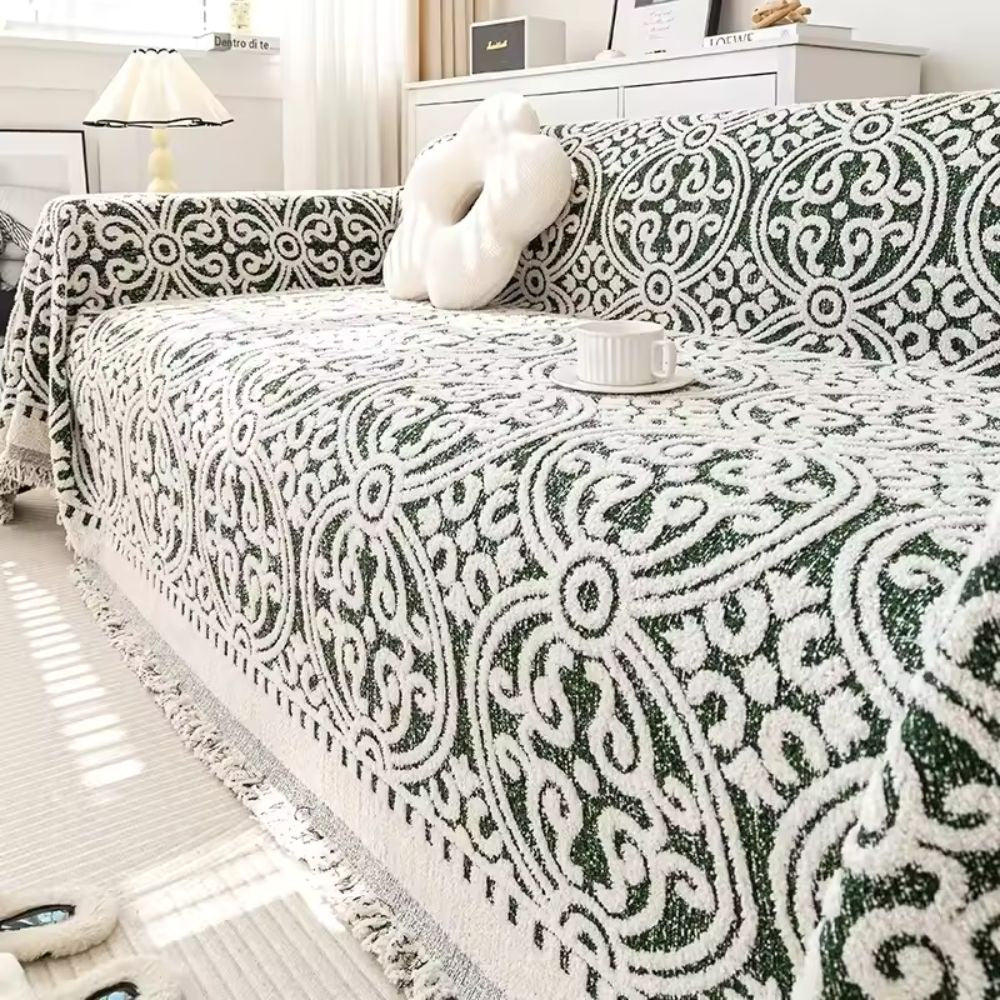 BowLift | Ornamental Jacquard Sofa Cover