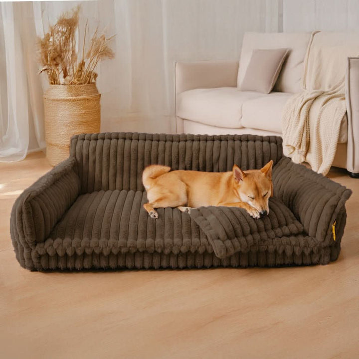 BowLift | DreamPaw Orthopedic Dog Bed – Sturdy Sleeping Surface with Neck Support and Removable Covers