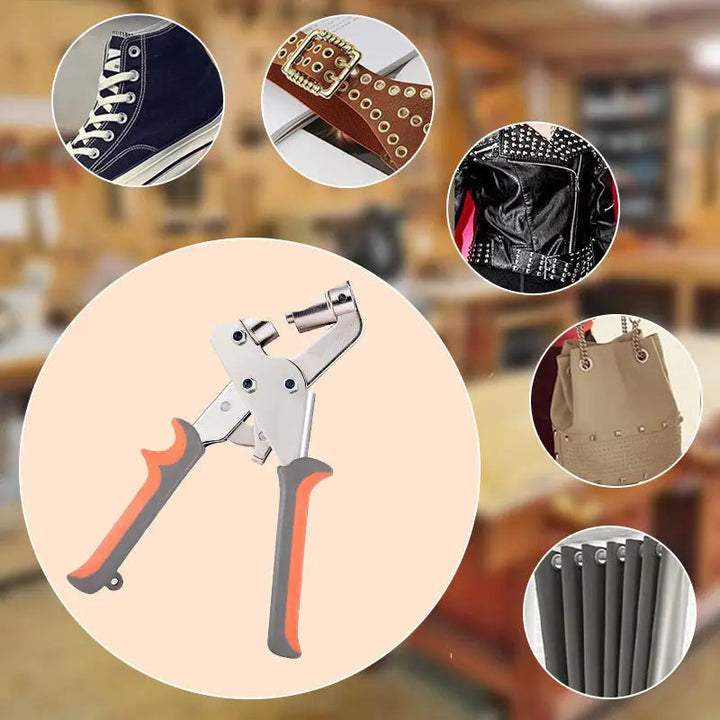 BowLift | Eyelet punch with 100 free eyelets – For tarps, leather & more!