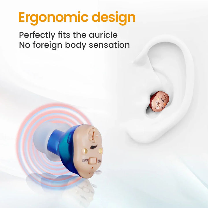 BowLift | AUDIFINE | Hearing aid for seniors | Invisible sound amplifier