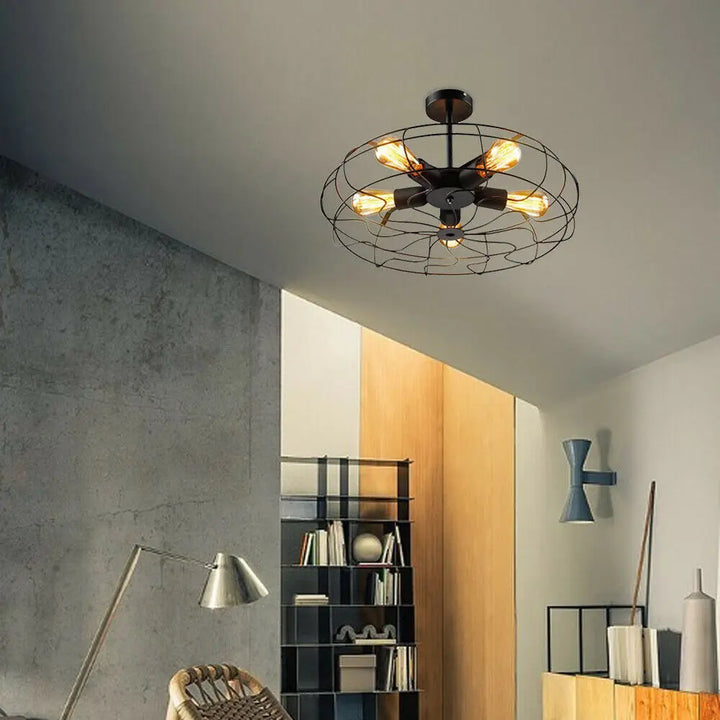 BowLift | Retro Cage Ceiling Lamp