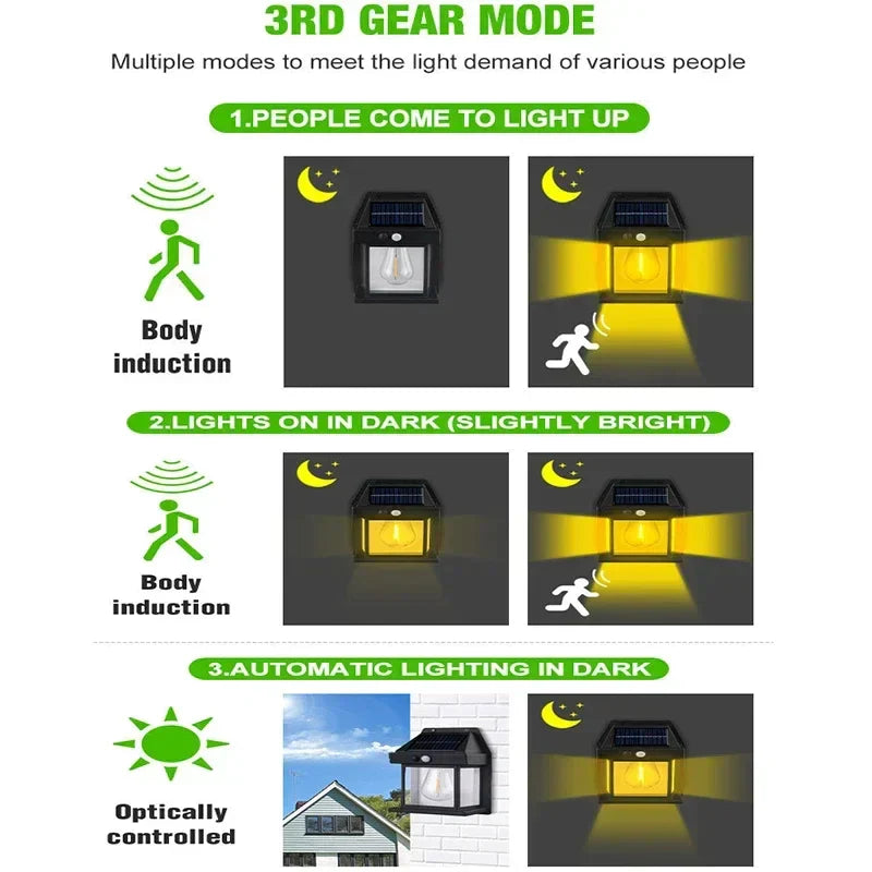 Durable Solar Wall Lamp - Solaris | Bowlift
