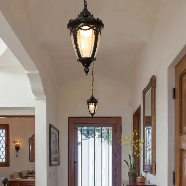 BowLift | Retro Metal Glass Pendant Lamp for Home Lighting