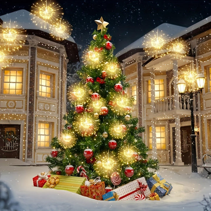 BowLift | Outdoor Christmas Lights Firework LED Fairy Hanging Lights