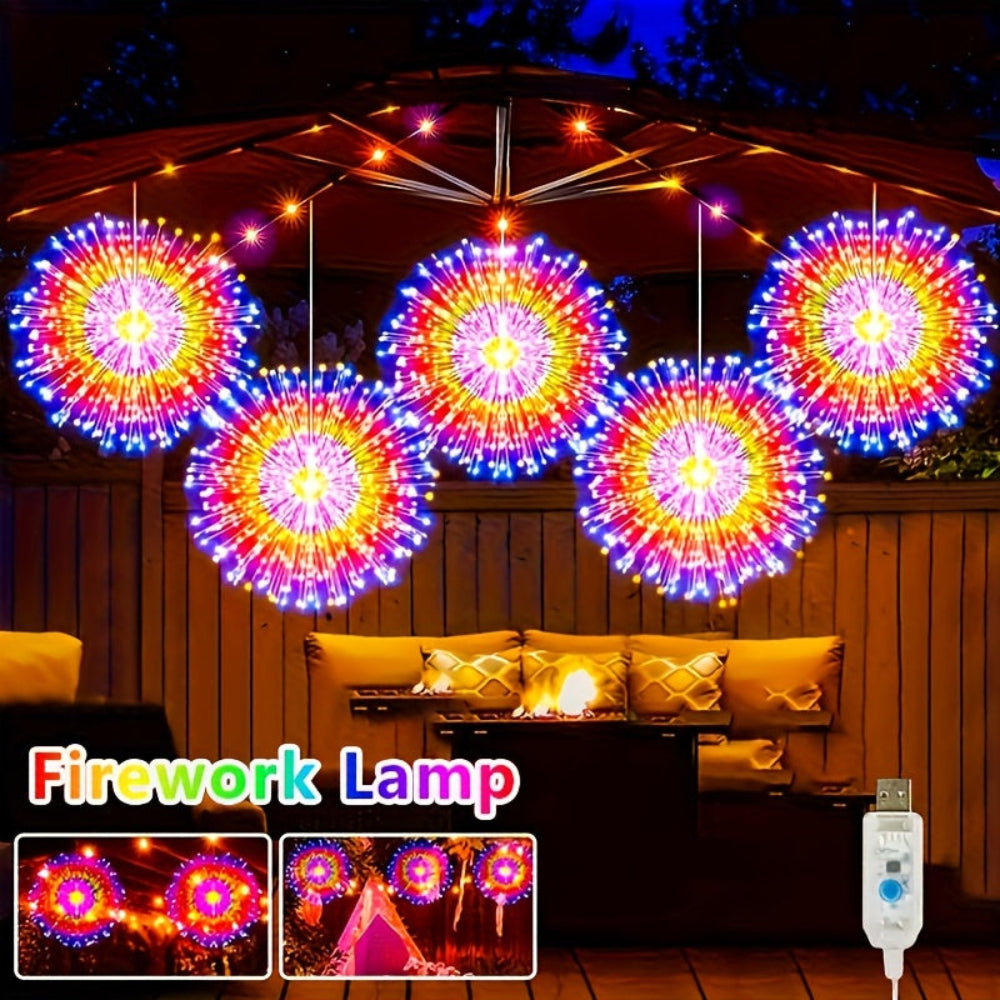 BowLift | Outdoor Christmas Lights Firework LED Fairy Hanging Lights