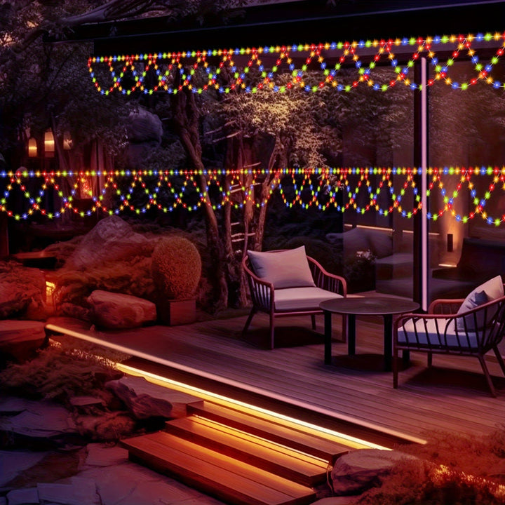 BowLift | Outdoor Christmas Lights LED Balcony Hanging Fairy String