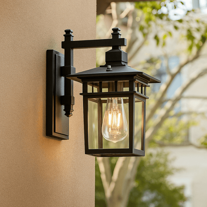 BowLift | Stylish, weatherproof outdoor wall lamp with adjustable light head