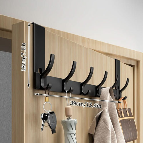 BowLift | Space-saving door hook made of aluminum for stylish storage