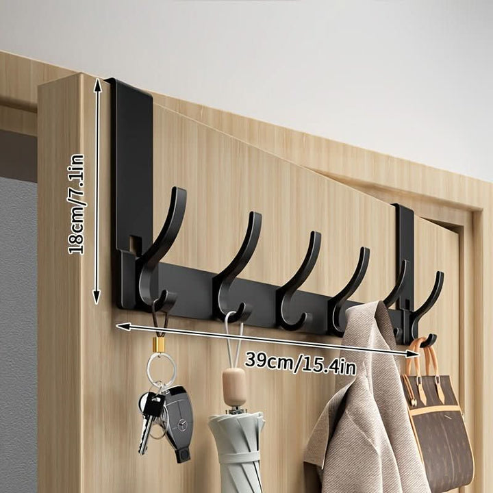 BowLift | Space-saving door hook made of aluminum for stylish storage