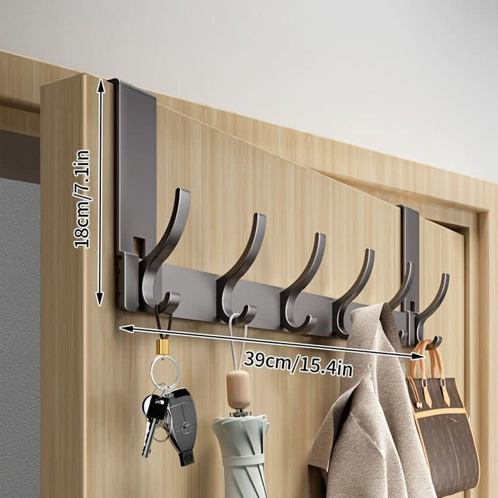 BowLift | Space-saving door hook made of aluminum for stylish storage
