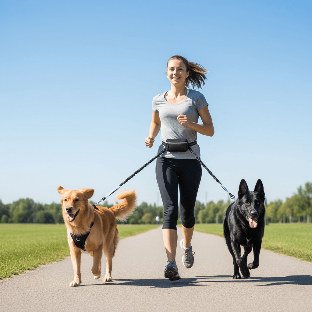 BowLift | Hands-free dog leash with padded comfort handles